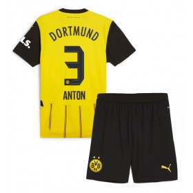 Borussia Dortmund Waldemar Anton #3 Heimtrikot 2024-25 Kurzarm (+ kurze hosen)